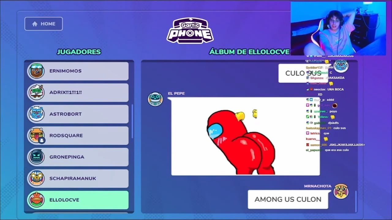 Rodsquare juega Gartic Phone con Astrobort, Nacho, Schapira, Grone, Ayelen, Erny, Adrix y Mr.Graso