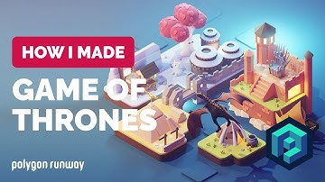 Game of Thrones World in Blender 3.2 - 3D Modeling Process | Polygon Runway