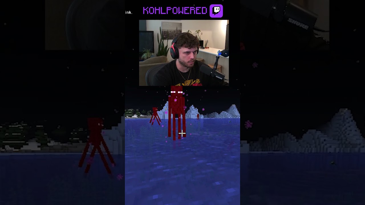Minecraft, but if I say a mob it FALLS from the sky...