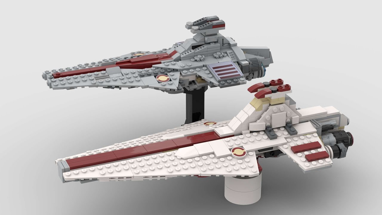 I Made 2 Awesome LEGO Star Wars Venator Alternate Builds from Single ...
