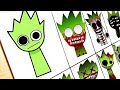 Drawing OWAKCK Phase 1 To Phase 8 (Incredibox Sprunki) Sprunki Mix