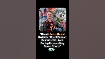 Young Coast Guard Hero Saves 165 Lives in Texas Flood Disaster #texas #flood #shorts #coastguard