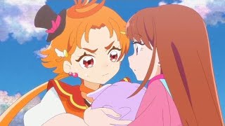 Tsubasa Cure Wing  Trying Saves Ageha And Elle  Hirogaru Sky Precure Ep 11