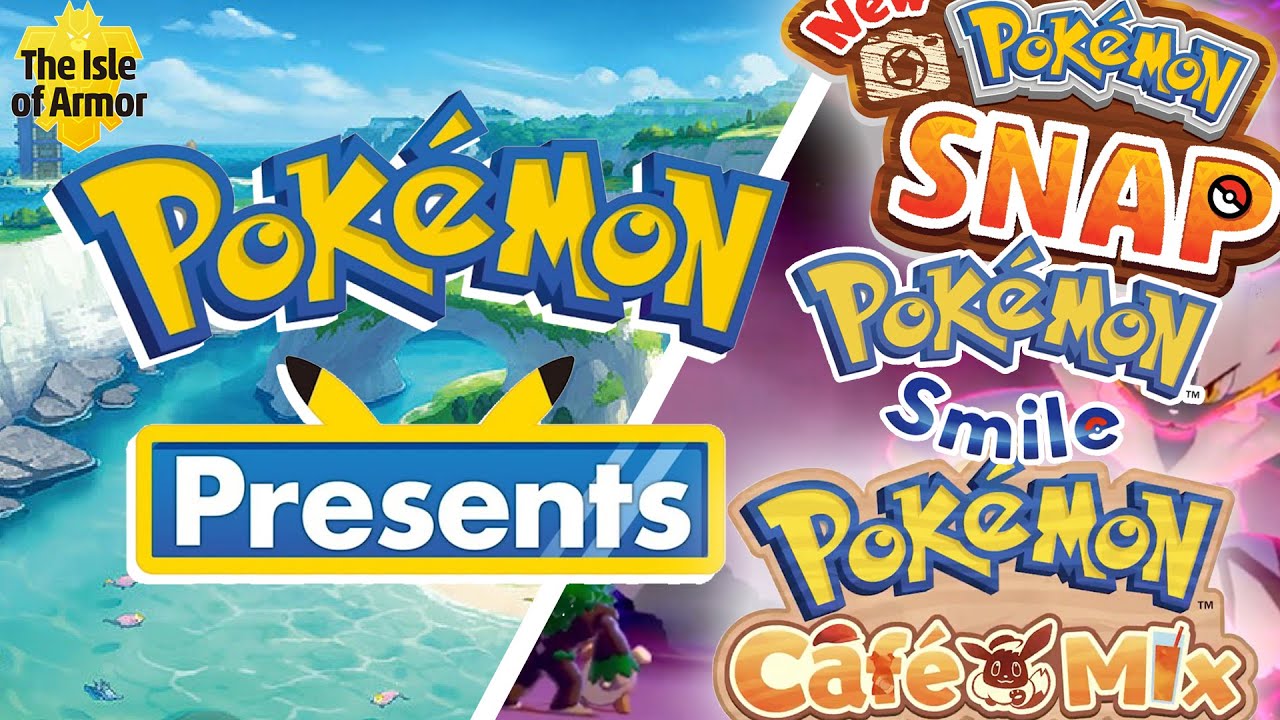 POKEMON PRESENTS NEW TITLES, POKEMON SNAP REMAKE, CAFEMIX AND SMILE!?