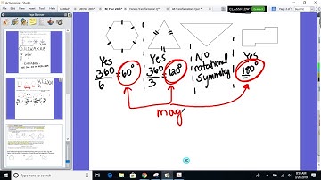 Honors Geometry BC March 26th - Unit 9 - Symmetry & Point Reflections