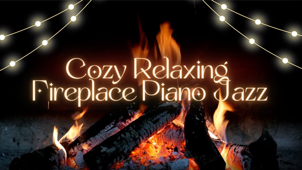 Autumn Fireplace Piano Jazz Music for Focus, Studying Relaxing and