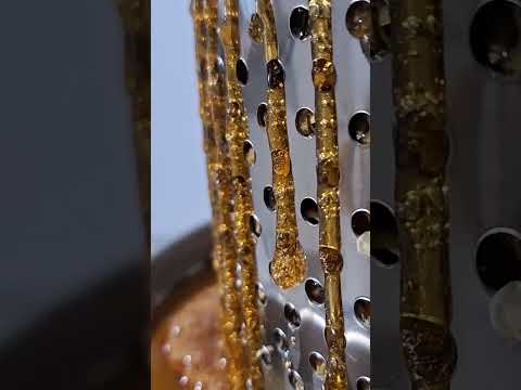 Extracting Honey From The Operculum With A Small Press Buckwheat Honey