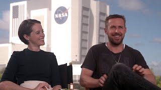 First Man interview: Ryan Gosling & Claire Foy