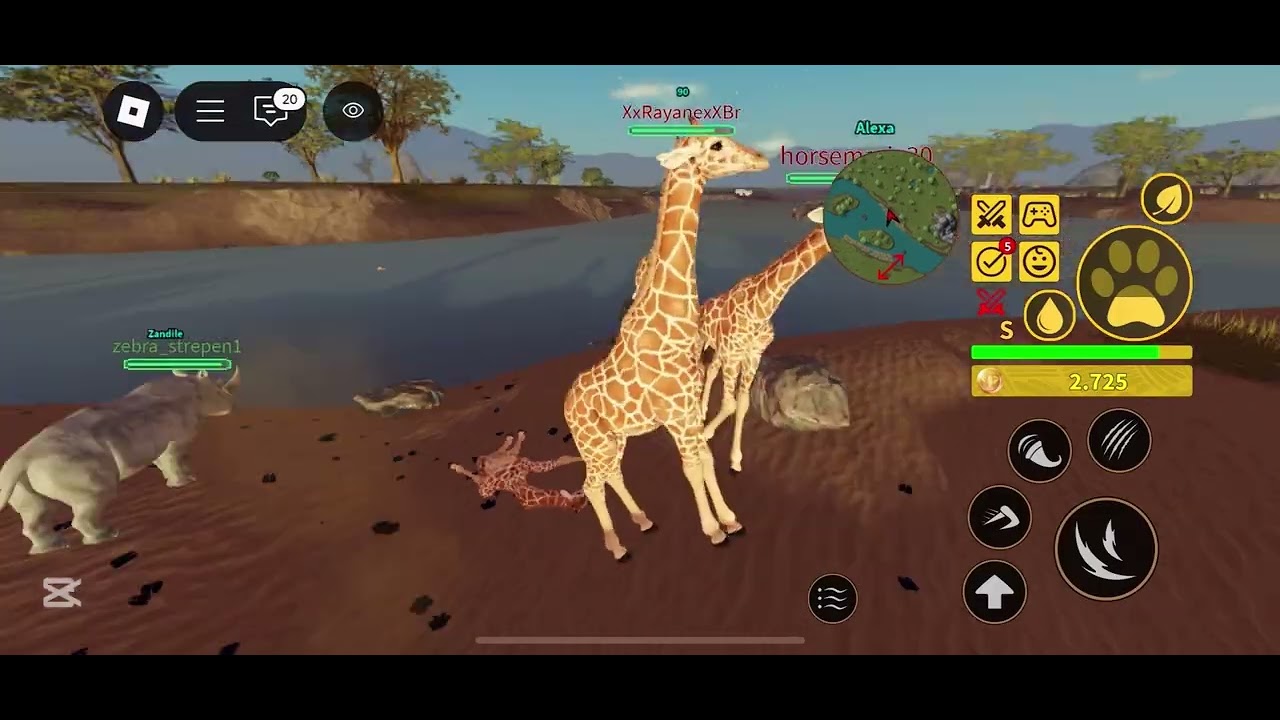 🦒HUGE GIRAFFE HERD TAKES OFF PRIDE ROCK! | Savannah Life Roblox