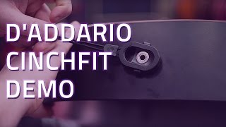 D'Addario Cinchfit Demo - Removable Magnetic Straplock