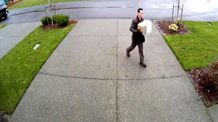 Female Porch Pirate Gets Instant Karma When She Slips, Breaks Her Leg Trying To Get Away