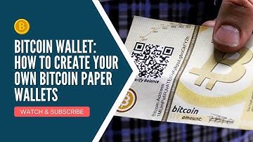 How to Create Your Own #Bitcoin Paper Wallets