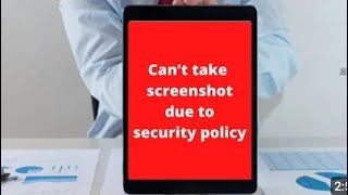 How to fix 'Can't take screenshot due to security policy' in Google Chrome