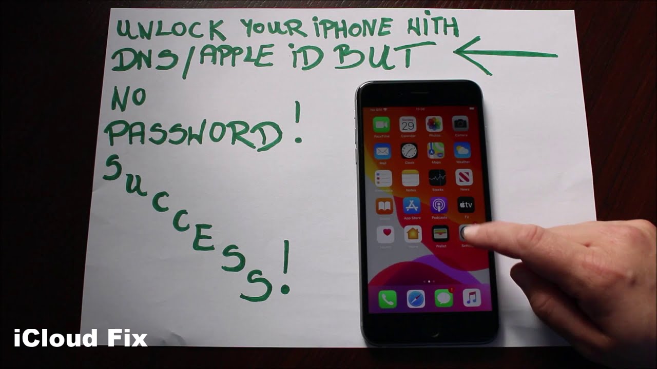 iCloud Unlock Any iPhone iOS With DNS And Apple ID But Forgotten Password Fix - YouTube