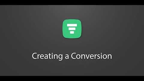 Trackdesk Tutorial - Create a Conversion
