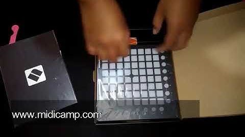 unboxing, setup ableton and tutorial light show novation launchpad mini mk2