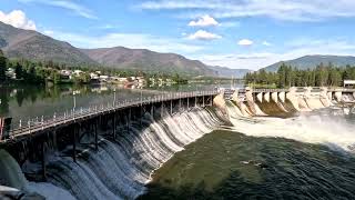 Scenic Drive to Thompson Falls Dam, Montana