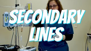 Intermittent Infusion (Secondary) IV Line Setup | Nurse Skill Demo