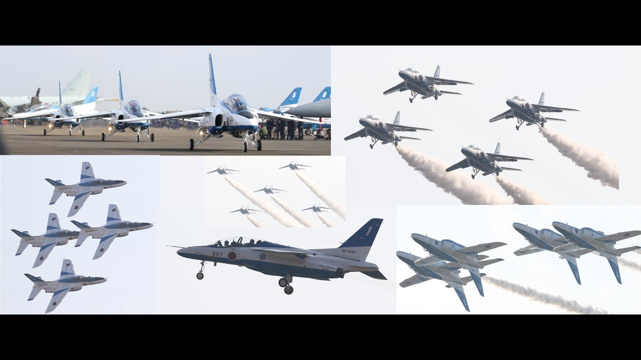 4K]令和元年 新田原基地 エアフェスタ2019 ブルーインパルス曲技飛行