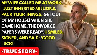 My Wife Called to Kick Me Out the Day She Inherited Millions — She Came Home and I Said Good Luck