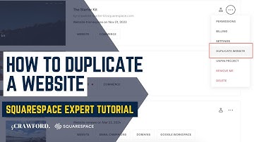 How to Duplicate a Squarespace Website