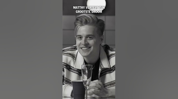 Wat wil Matthy in het leven? #Shorts