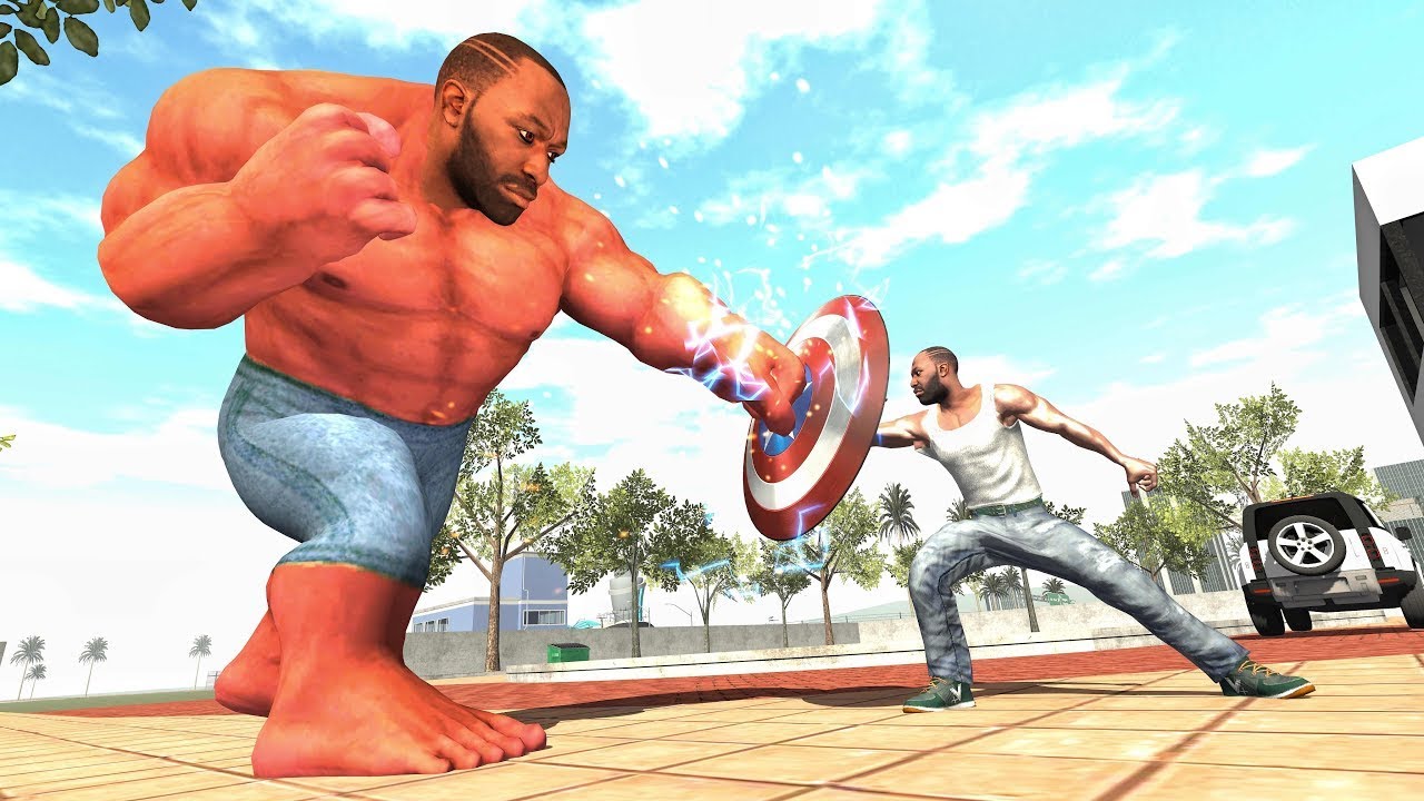 Franklin Become Real Red Hulk - INDIAN BIKE DRIVING 3D