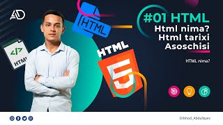 01. HTMLga kirish | HTML nima? | o‘zbek tilida!