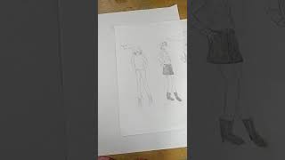 How to draw Poses: Part 2, How to draw a 3/4 body pose | Step-by-Step Drawing Tutoria