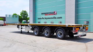 MAX Trailer - MAX210 extendable flatbed trailer w/ 13600mm loading platform length & 22.5 tires