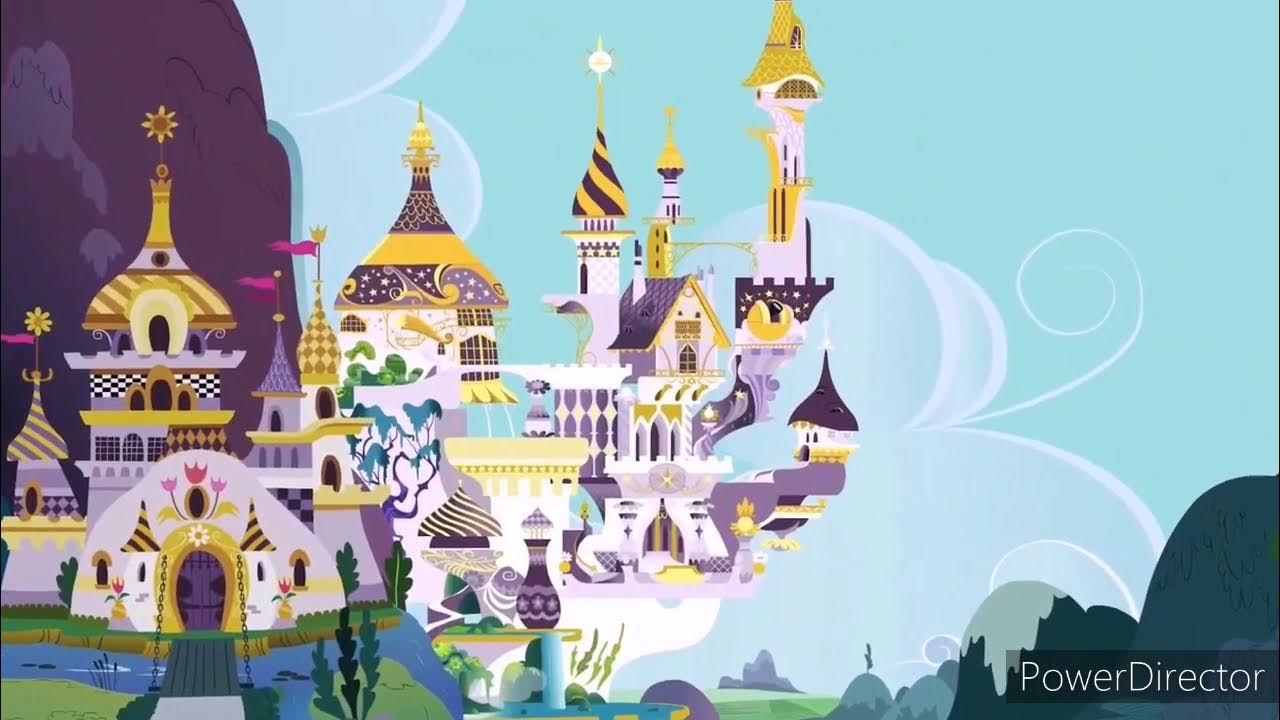 Млп карта понивиля. Королевство пони. Кантерлот арт. Пони дружба это чудо кристальная империя. My little pony кантерлот.