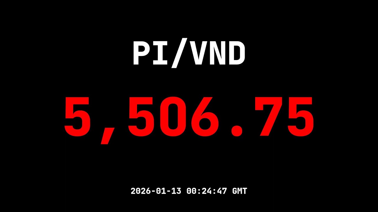 🔴 PI/VND Live Price Ticker | Real-time Market Watch 24/7
