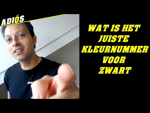 Video: Wat is het witte kleurnummer?