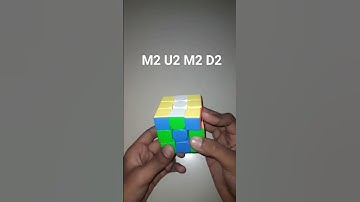 How to make plus minus pattern in rubik