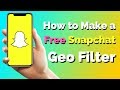 How To Make a FREE Snapchat Geofilter!