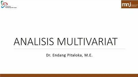 Week 1 Introduction to Multivariate Analysis