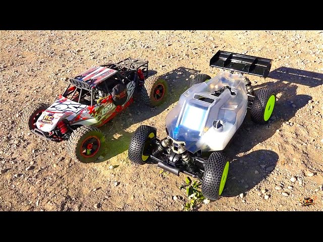 RC ADVENTURES - BUiLDiNG a 5IVE-B RACE KIT: 1/5 4WD BUGGY ROLLER! PT 2 - COMPLETE