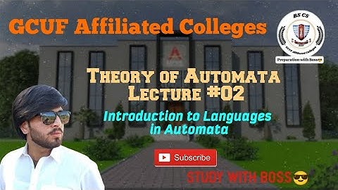 Lecture #02 | Introduction to Languages | Theory of Automata | BSCS/BSIT