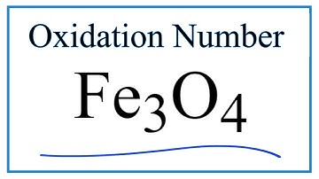 How to find the Oxidation Number for Fe in Fe3O4   :   Iron (II,III) oxide