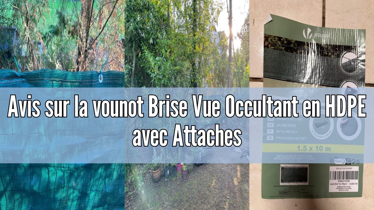 Brise vue 230g m2 au meilleur prix | Leroy Merlin