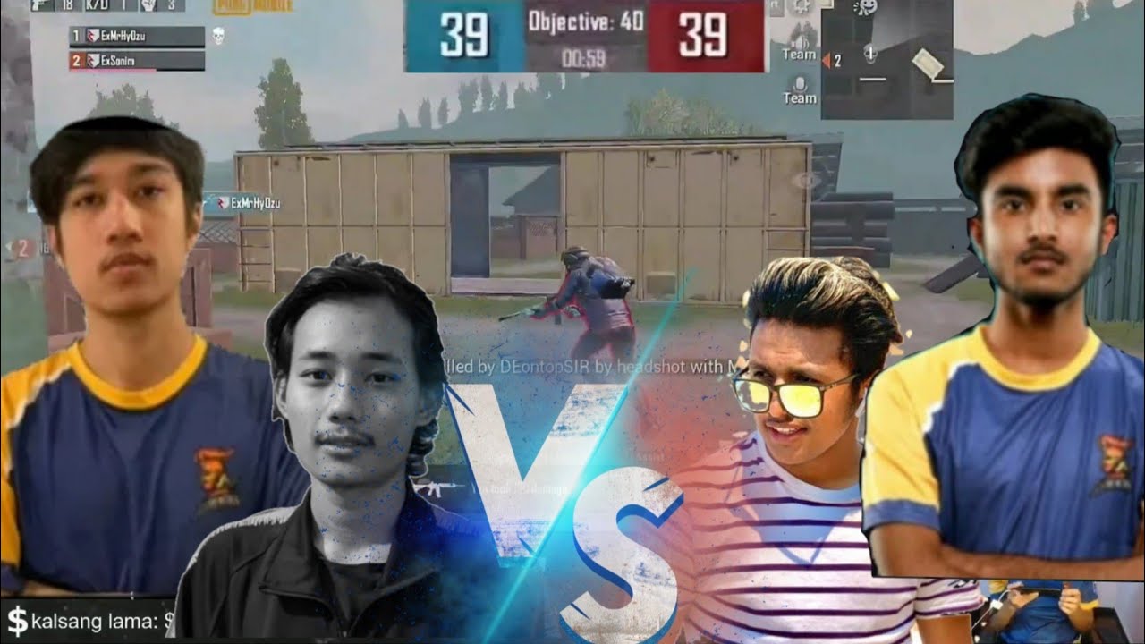 ExMrHyozu And ExSonim Vs DEontopSIR And DEululuSIR 2 vs 2 Tdm Battle || EX VERSUS DE ||Aneel YT