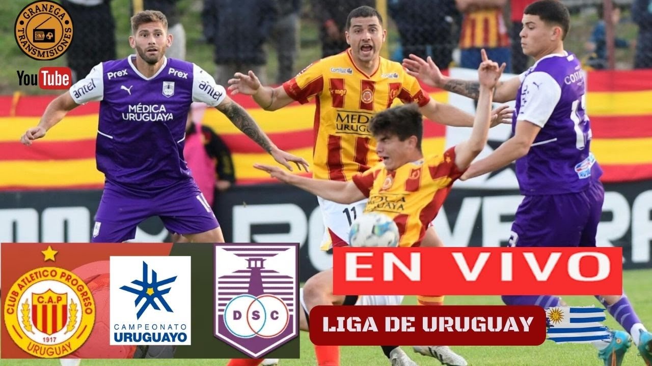 PROGRESO VS DEFENSOR SPORTING EN VIVO POR GRANEGA ⚽ URUGUAY APERTURA