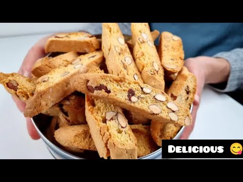 The Best Almond Biscotti ! Just like Grandma Used to Make by flavorful bites with diya