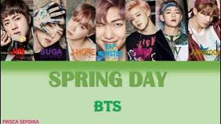 BTS- SPRING DAY Lyrics Color Coded |Han/Rom/Eng/Indo Sub|