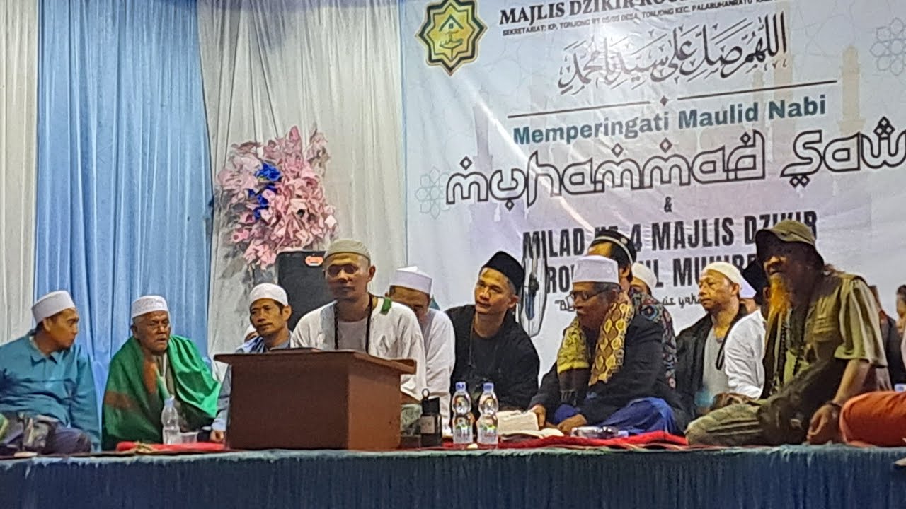 PAJADA ] KAJIAN KITAB HIKAM MAULID NABI SAW  NARA SUMBER SYIKHUNA BAPAK DI TONJONG PELABUAN RATU