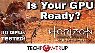 Horizon Forbidden West: 30 GPU Performance Review - Simple, but effective