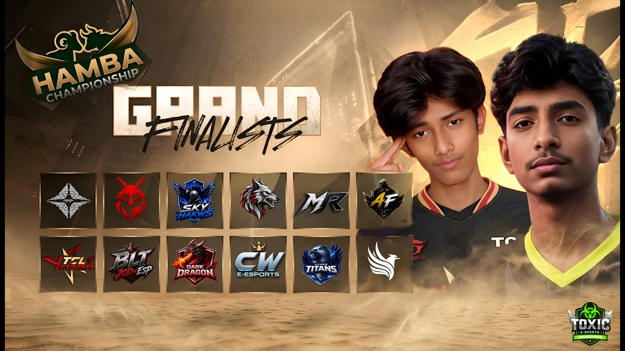 [🔴LIVE] HAMBA CHAMPIONSHIP SEASON 1 | GRAND FINALE | ORG BY TOXIC E ...