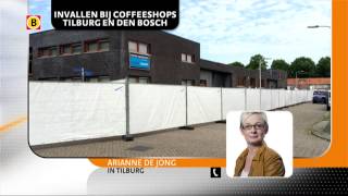 Grote politieactie tegen coffeeshopketen Grass Company in Tilburg en Den Bosch