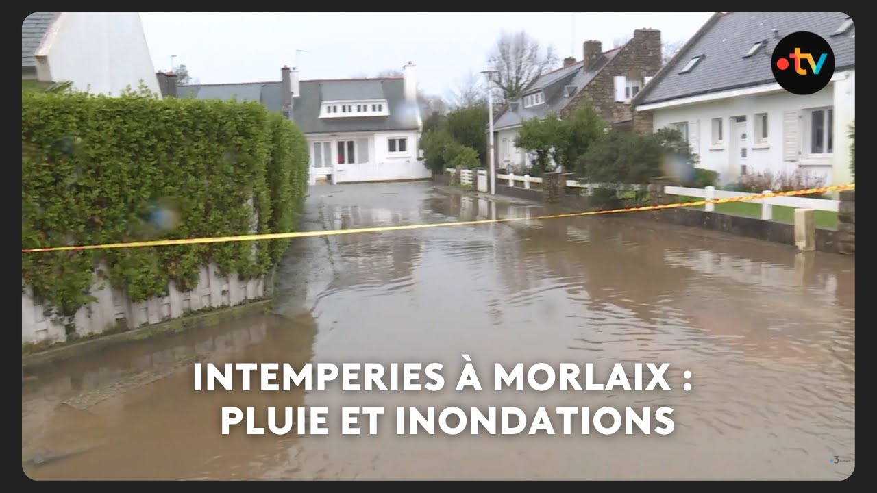 Morlaix Intemperies : pluie et inondations