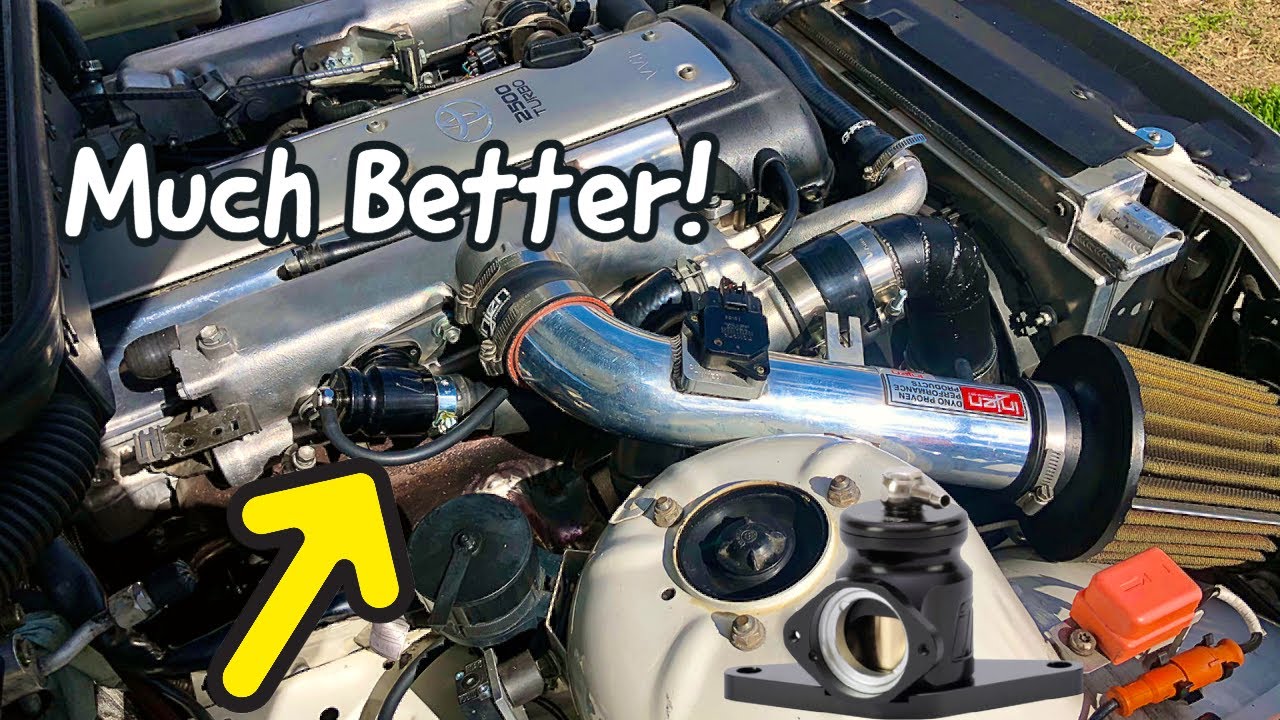 1jz VVTI Aftermarket Blow Off Valve Installation (How To) - YouTube